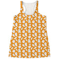 Little Halloween Ghost Pattern Print Women's Racerback Tank Top