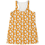 Little Halloween Ghost Pattern Print Women's Racerback Tank Top