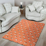 Little Jack Russell Terrier Print Area Rug