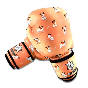 Little Jack Russell Terrier Print Boxing Gloves