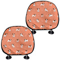 Little Jack Russell Terrier Print Car Headrest Covers
