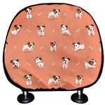Little Jack Russell Terrier Print Car Headrest Covers