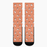Little Jack Russell Terrier Print Crew Socks