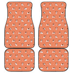 Little Jack Russell Terrier Print Front and Back Car Floor Mats