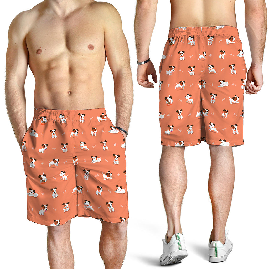 Little Jack Russell Terrier Print Men's Shorts