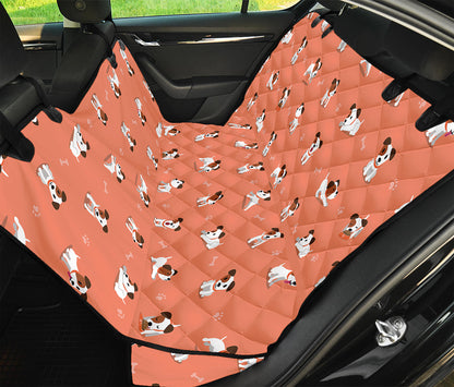 Little Jack Russell Terrier Print Pet Car Back Seat Cover