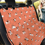 Little Jack Russell Terrier Print Pet Car Back Seat Cover