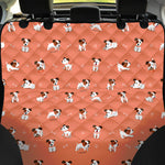 Little Jack Russell Terrier Print Pet Car Back Seat Cover