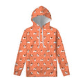 Little Jack Russell Terrier Print Pullover Hoodie