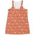 Little Jack Russell Terrier Print Women's Racerback Tank Top