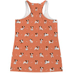 Little Jack Russell Terrier Print Women's Racerback Tank Top