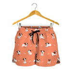 Little Jack Russell Terrier Print Women's Shorts