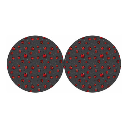 Little Ladybird Pattern Print Car Coasters