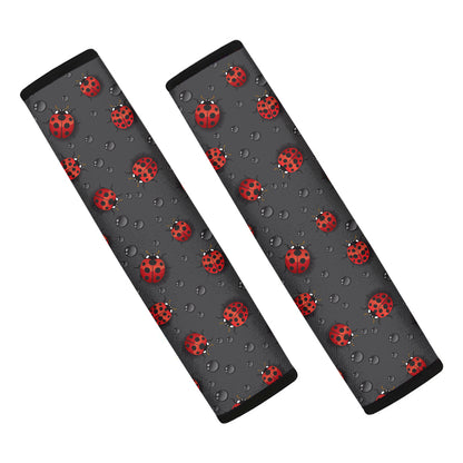 Little Ladybird Pattern Print Car Seat Belt Covers