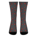 Little Ladybird Pattern Print Crew Socks