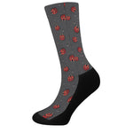 Little Ladybird Pattern Print Crew Socks