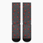Little Ladybird Pattern Print Crew Socks
