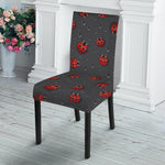 Little Ladybird Pattern Print Dining Chair Slipcover