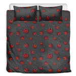Little Ladybird Pattern Print Duvet Cover Bedding Set