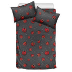 Little Ladybird Pattern Print Duvet Cover Bedding Set