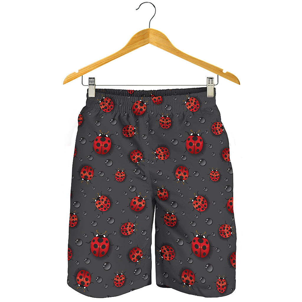 Little Ladybird Pattern Print Men's Shorts