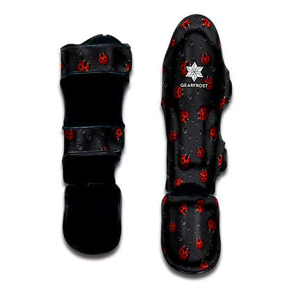 Little Ladybird Pattern Print Muay Thai Shin Guard
