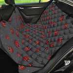 Little Ladybird Pattern Print Pet Car Back Seat Cover