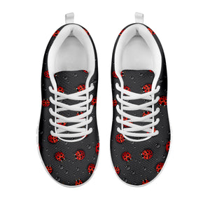 Little Ladybird Pattern Print White Sneakers