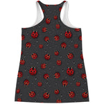 Little Ladybird Pattern Print Women's Racerback Tank Top