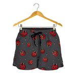 Little Ladybird Pattern Print Women's Shorts