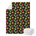 Little Monster Pattern Print Blanket