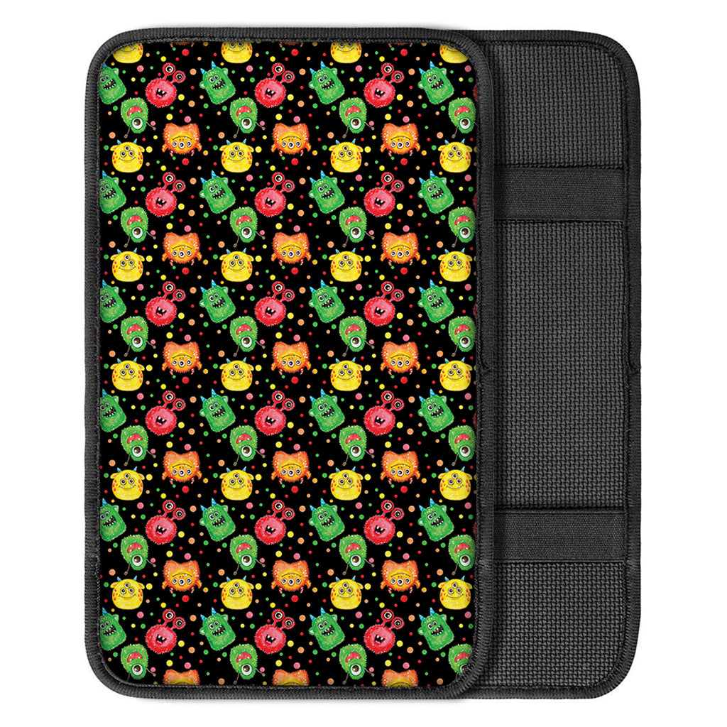 Little Monster Pattern Print Car Center Console Cover