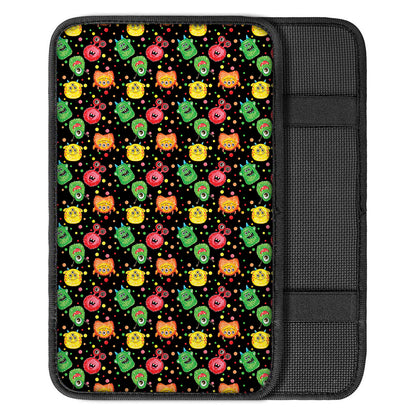 Little Monster Pattern Print Car Center Console Cover