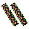Little Monster Pattern Print Car Seat Belt Covers
