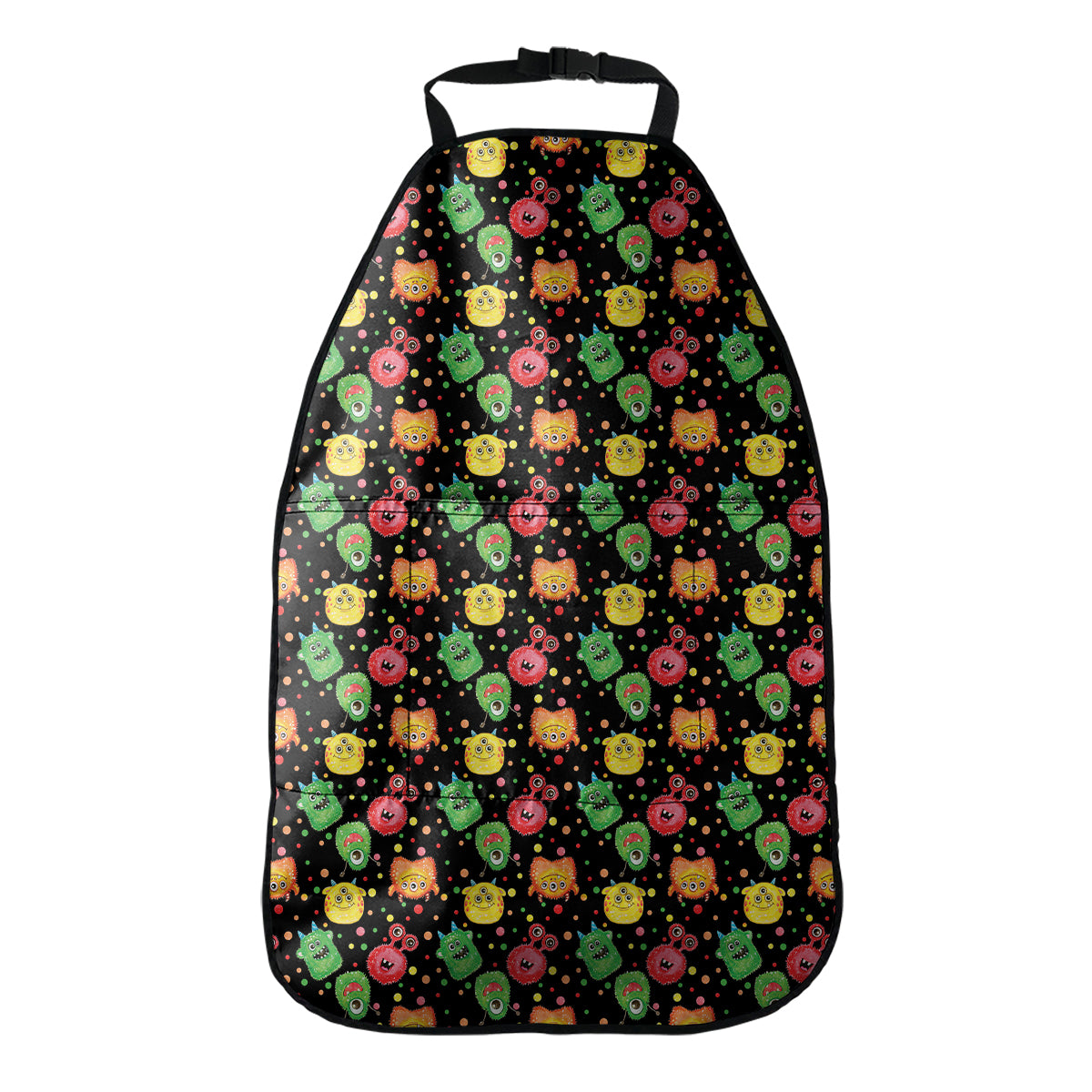 Little Monster Pattern Print Car Seat Organizers