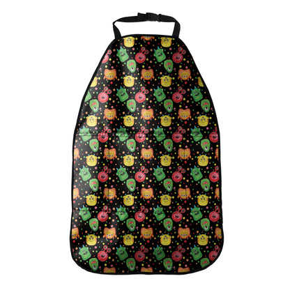 Little Monster Pattern Print Car Seat Organizers