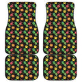 Little Monster Pattern Print Front and Back Car Floor Mats