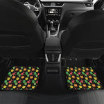 Little Monster Pattern Print Front and Back Car Floor Mats
