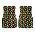 Little Monster Pattern Print Front Car Floor Mats