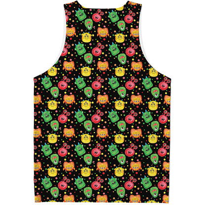 Little Monster Pattern Print Men's Tank Top