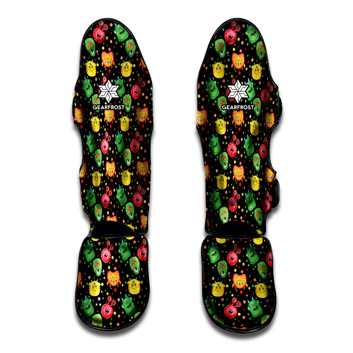 Little Monster Pattern Print Muay Thai Shin Guard