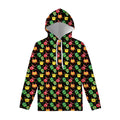 Little Monster Pattern Print Pullover Hoodie