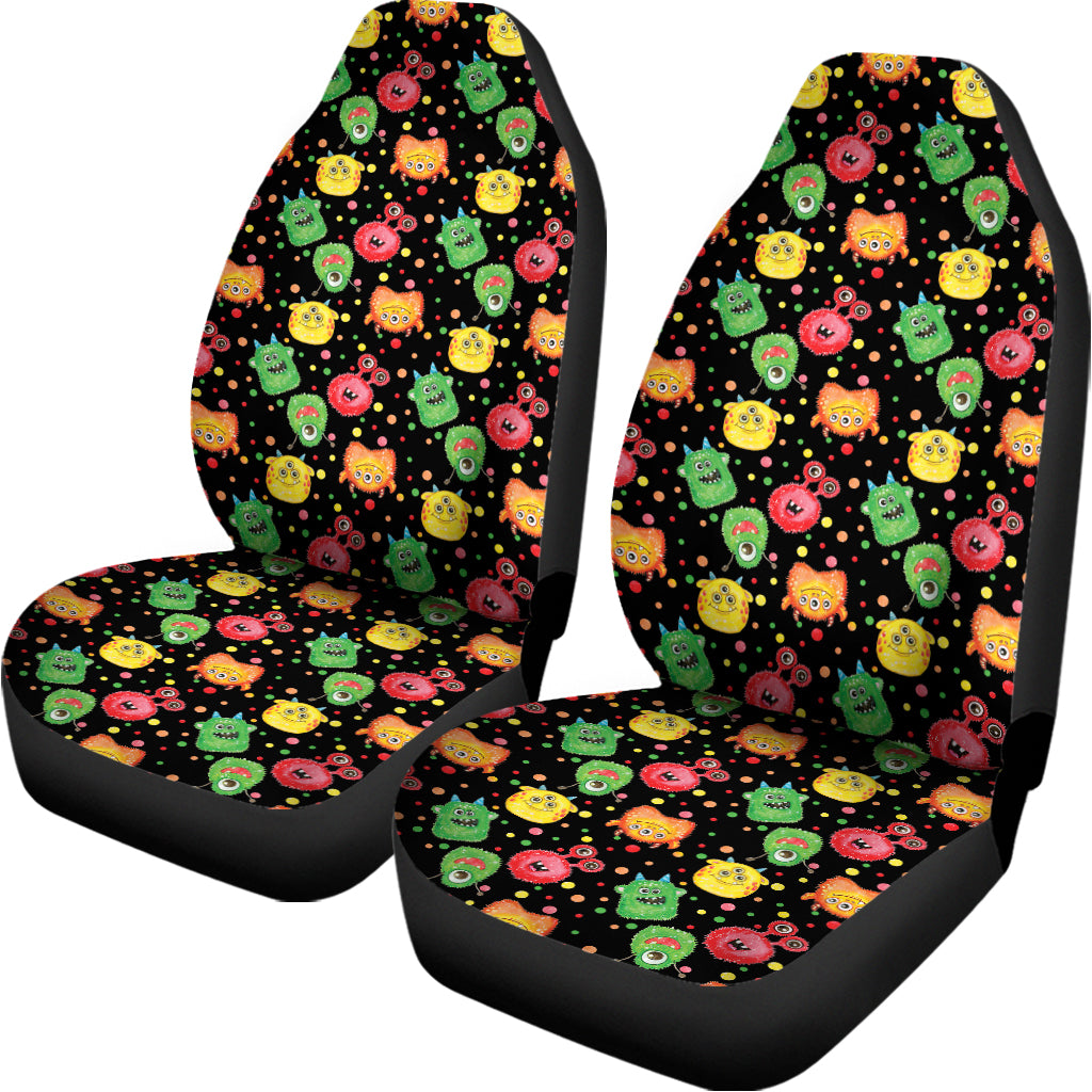 Little Monster Pattern Print Universal Fit Car Seat Covers