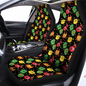 Little Monster Pattern Print Universal Fit Car Seat Covers