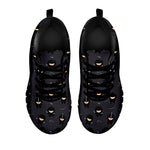 Little Ninja Pattern Print Black Sneakers