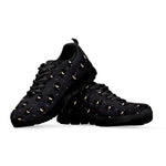 Little Ninja Pattern Print Black Sneakers