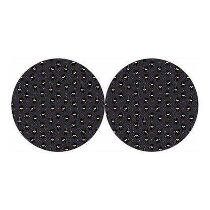 Little Ninja Pattern Print Car Coasters