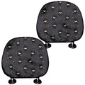 Little Ninja Pattern Print Car Headrest Covers