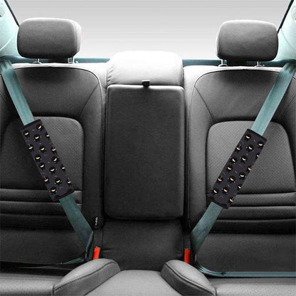 Little Ninja Pattern Print Car Seat Belt Covers