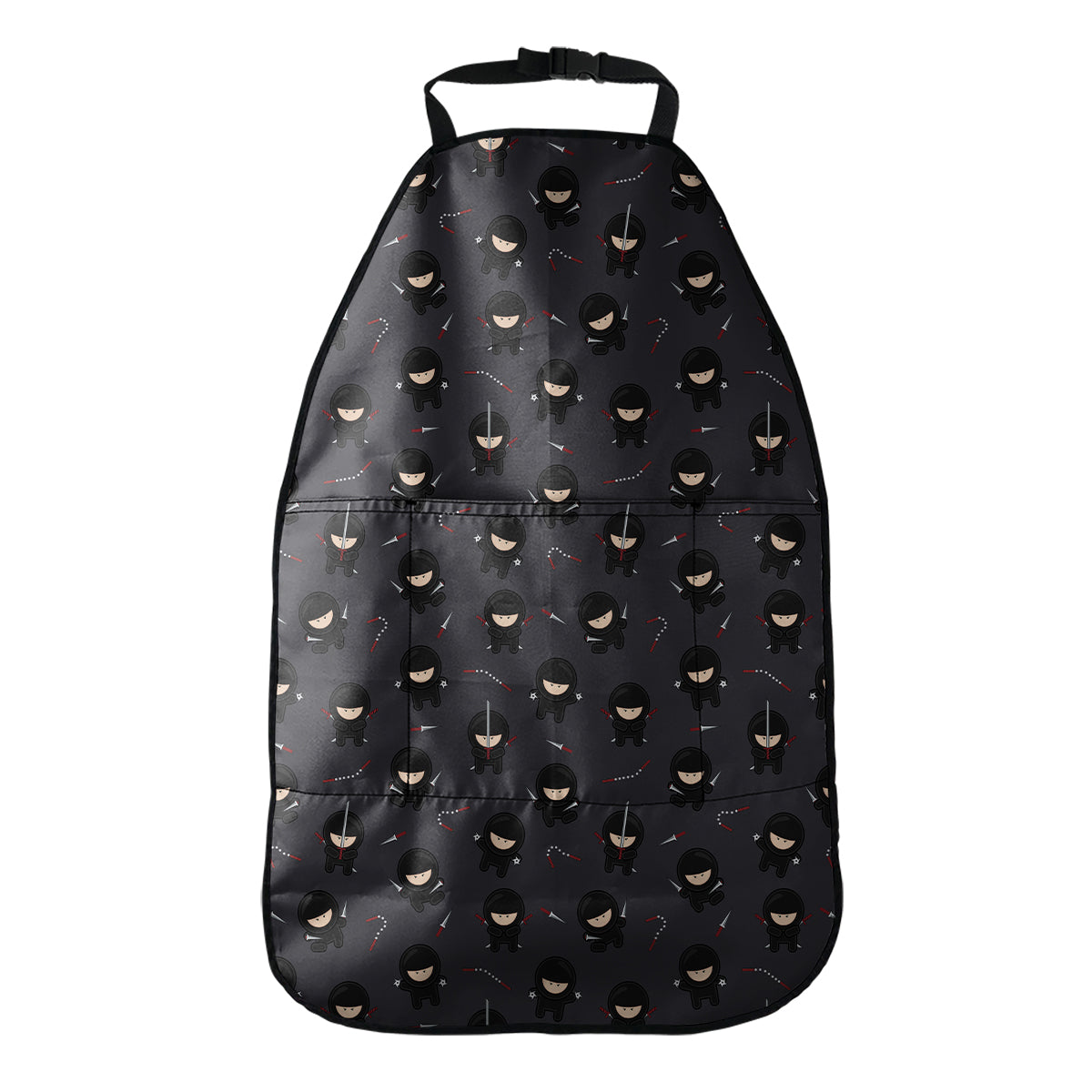 Little Ninja Pattern Print Car Seat Organizers